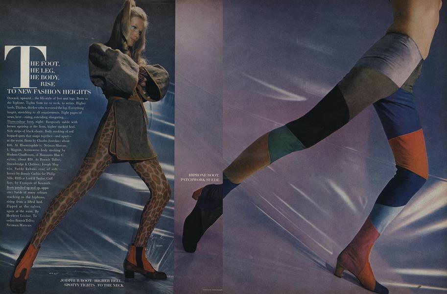 The Foot, the Leg, the Body Rise to New Fashion Heights