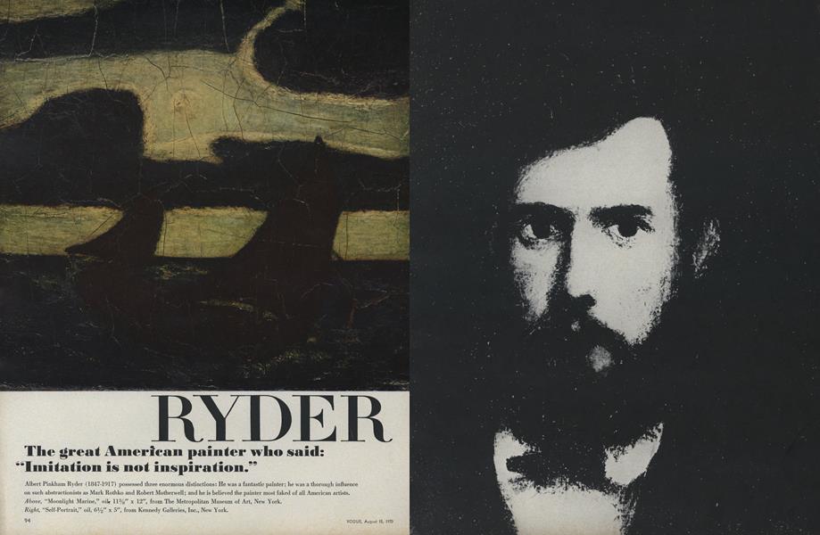 “Student of the Night”—Albert Pinkham Ryder