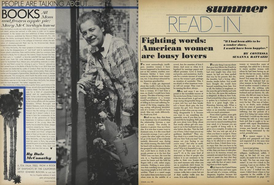 Summer Read—In: Fighting words: American Women are Lousy Lovers