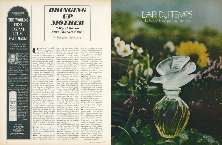 Bringing Up Mother: "My Children Have Educated Me"