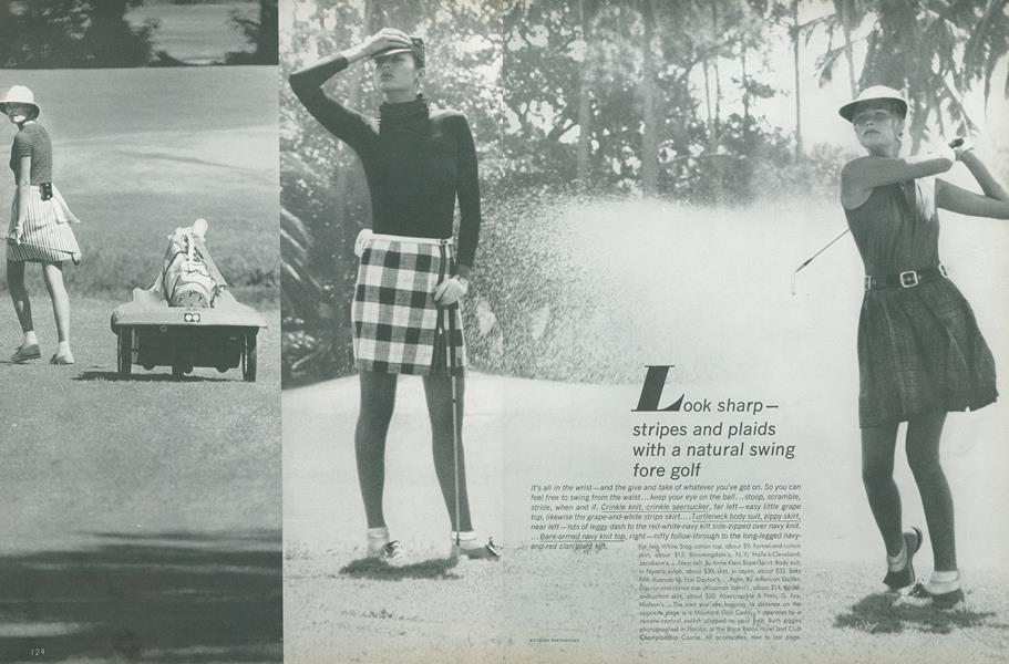 Look Sharp—Stripes and Plaids with a Natural Swing Fore Golf