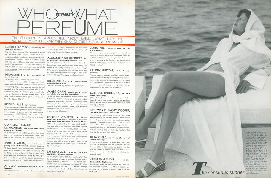 Who Wears What Perfume