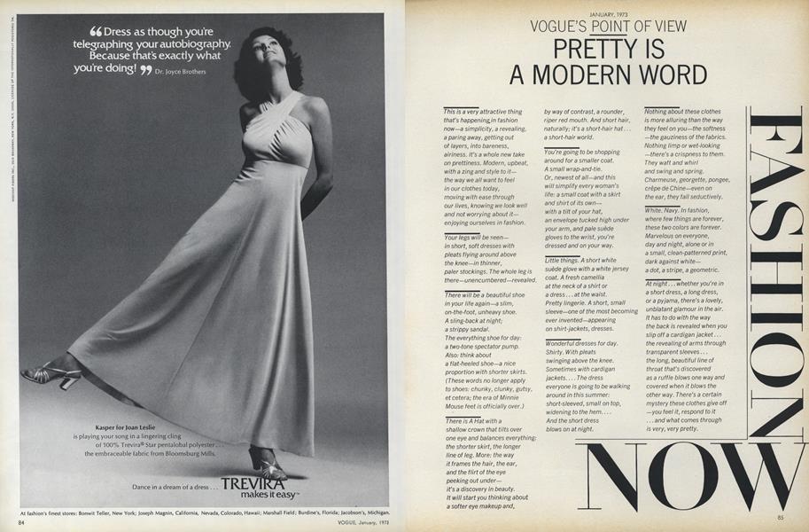 Fashion Now: Pretty Is a Modern Word, Vogue