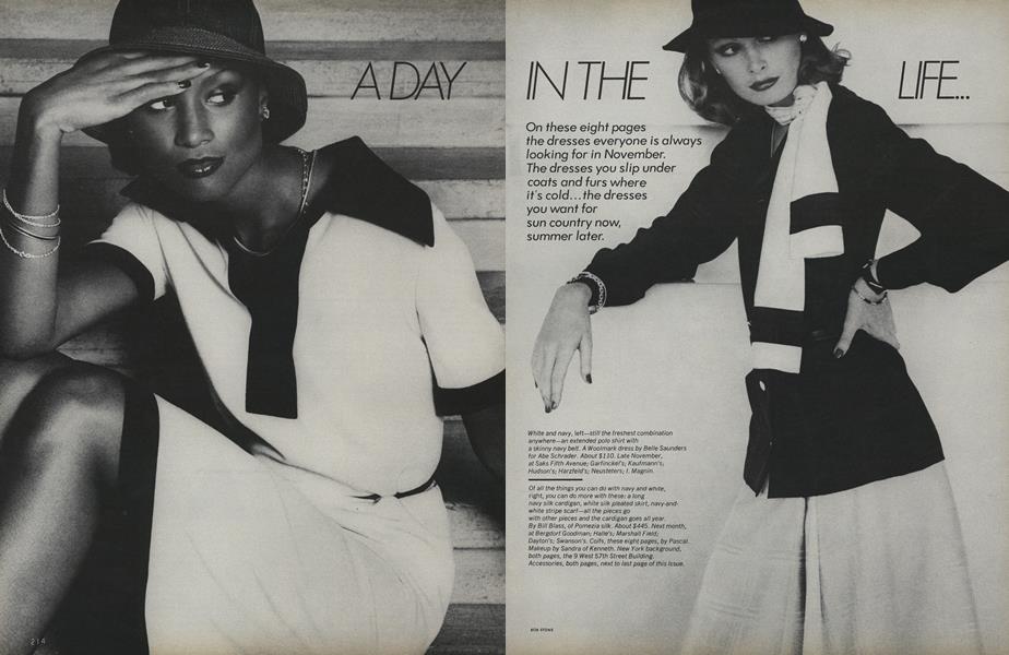 A Day in the Life... | Vogue | NOVEMBER 1973
