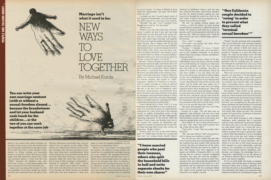 Marriage Isn't What It Used To Be: New Ways to Love Together