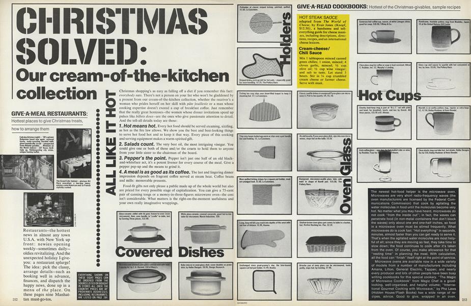 Christmas Solved: Our Cream-of-the-kitchen Collection