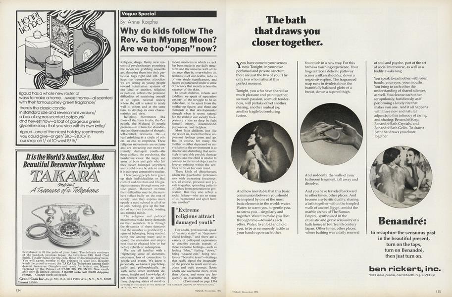 Why Do Kids Follow the Rev. Sun Myung Moon? Are We Too "Open" Now?