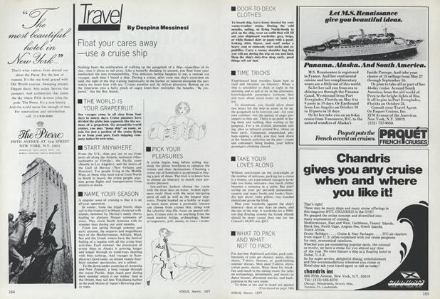 Float Your Cares Away - Use a Cruise Ship