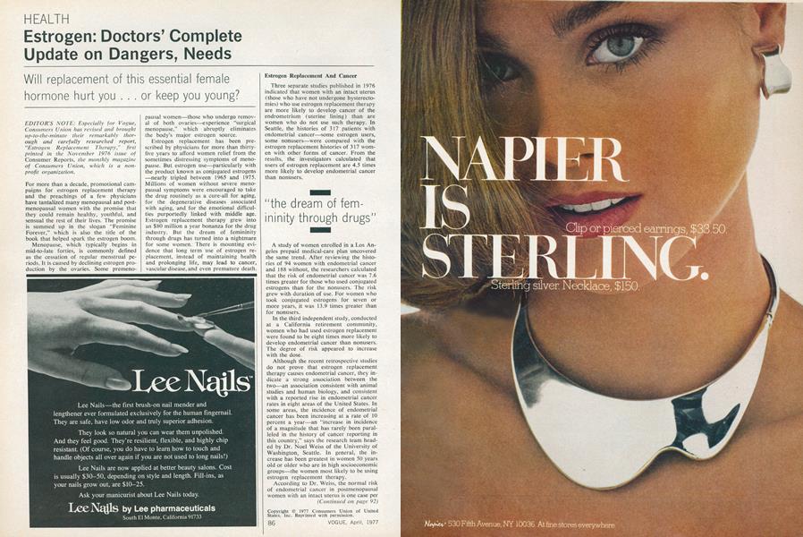 Estrogen: Doctors' Complete Update on Dangers, Needs