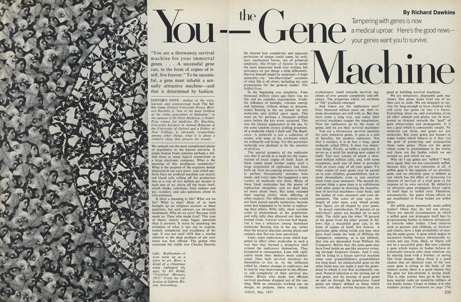 You—The Gene Machine