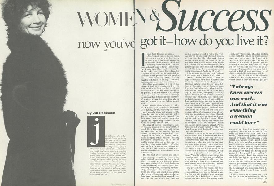 Women & Success: Now You've Got It—How Do You Live It?