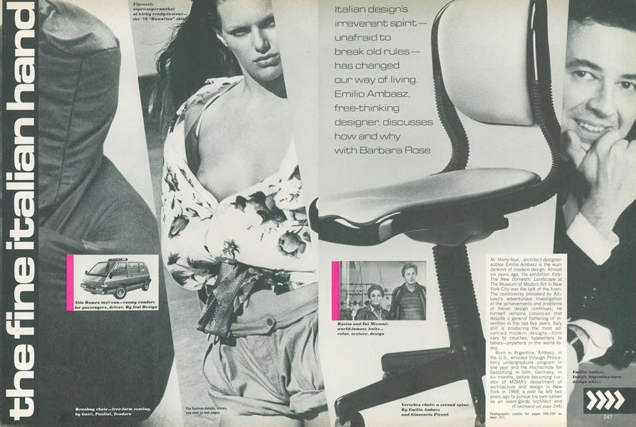 Italian Design: The Fine Italian Hand