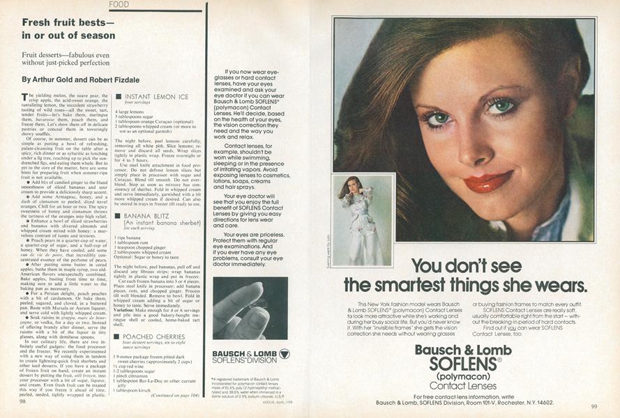 Fresh Fruit Bests—in or Out of Season