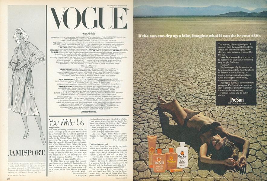 Masthead | Vogue | MAY 1978