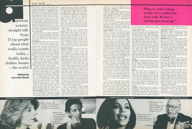 American Woman: Straight Talk from 14 Top People About What Really Counts Today...