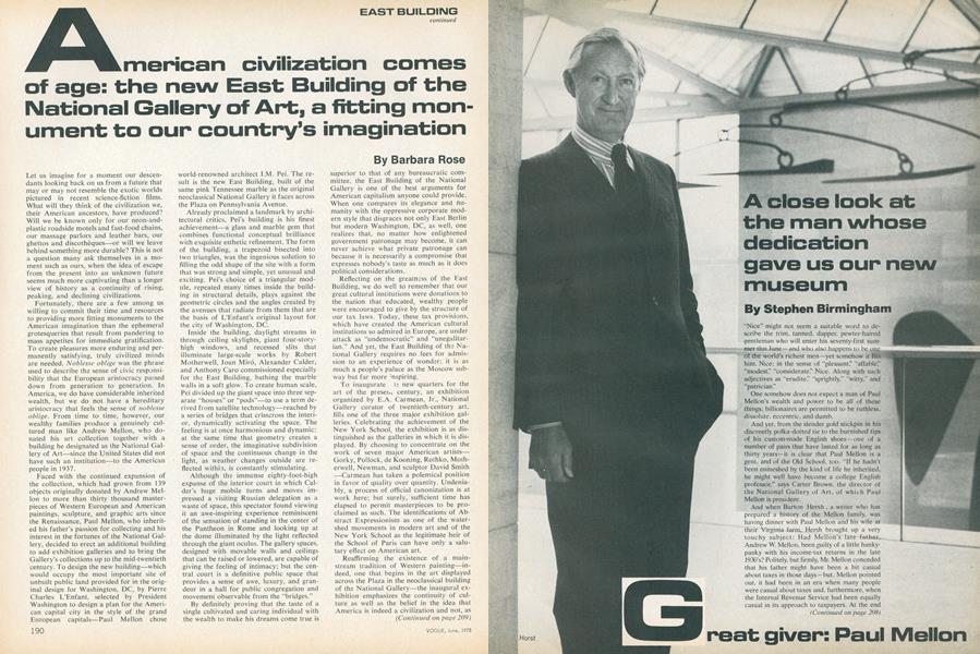 American Civilization Comes of Age