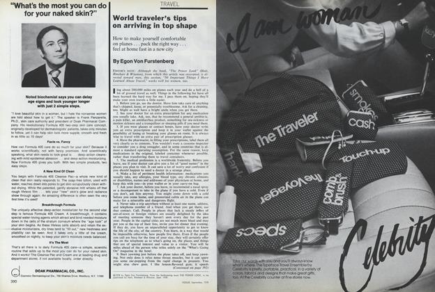 World Traveler's Tips on Arriving in Top Shape