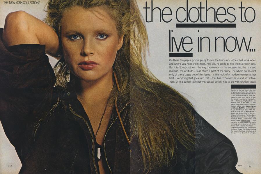 The New York Collections: The Clothes to Live in Now