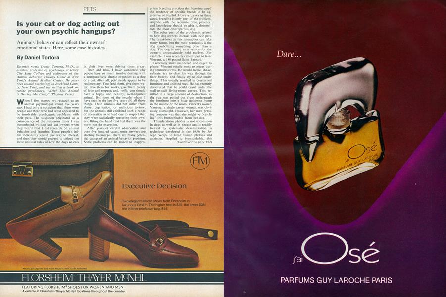 Pets: Is Your Cat or Dog Acting Out Your Own Psychic Hangups?