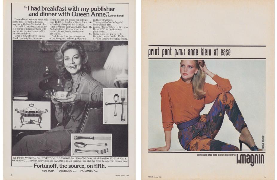 Fortunoff Vogue JANUARY 1980