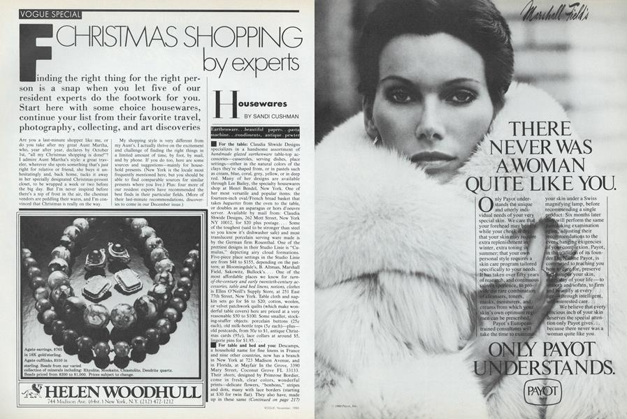 Christmas Shopping by Experts: Housewares