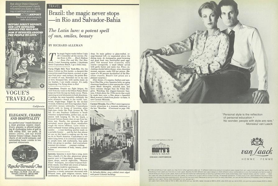 Brazil: The Magic Never Stops—in Rio and Salvador-Bahia