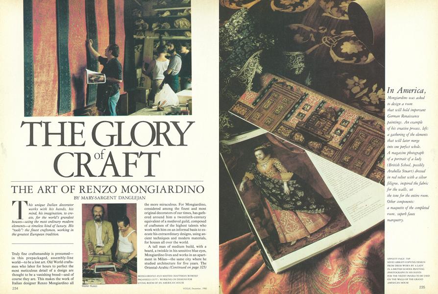 The Glory of Craft: The Art of Renzo Mongiardino
