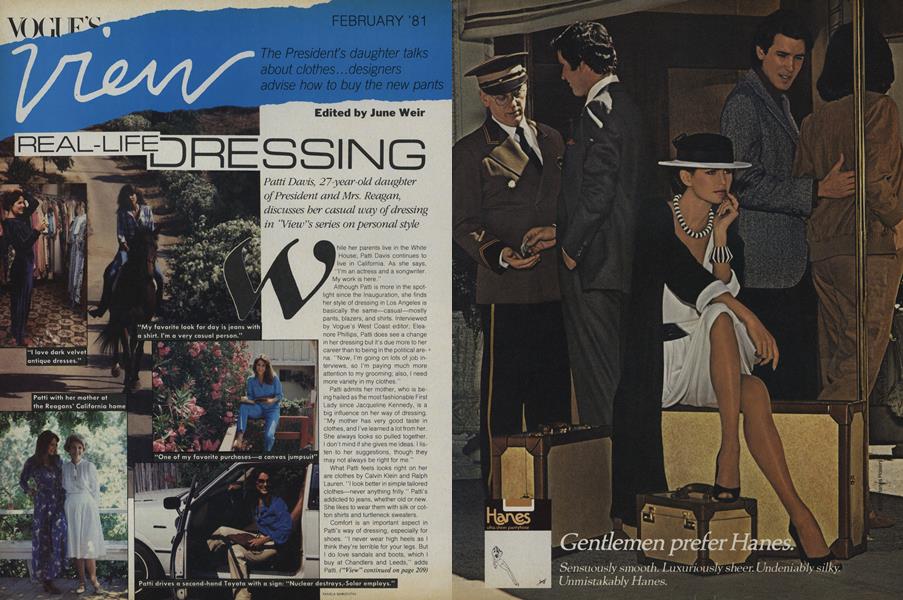 The President's Daughter Talks About Clothes/Designers Advise How to Buy the New Pants...