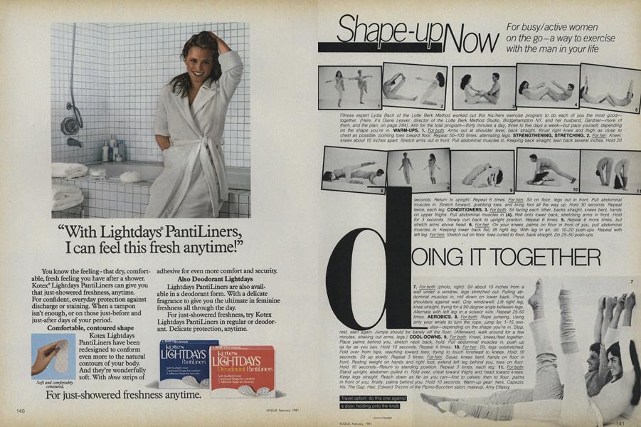 For Busy, Active Women on the Go—a Way to Exercise with the Man in Your