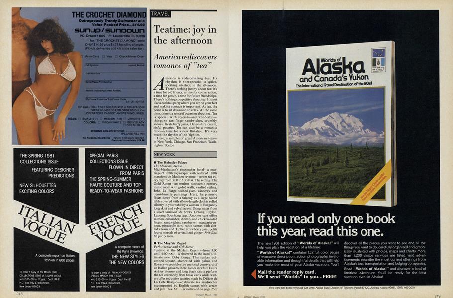 Teatime: Joy in the Afternoon