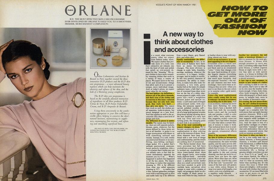 How to Get More Out of Fashion Now: A New Way to Think About Clothes and Accessories