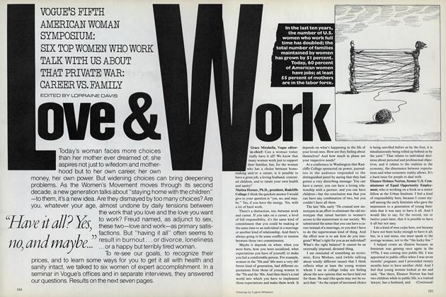 Vogue's Fifth American Woman Symposium: Love & Work