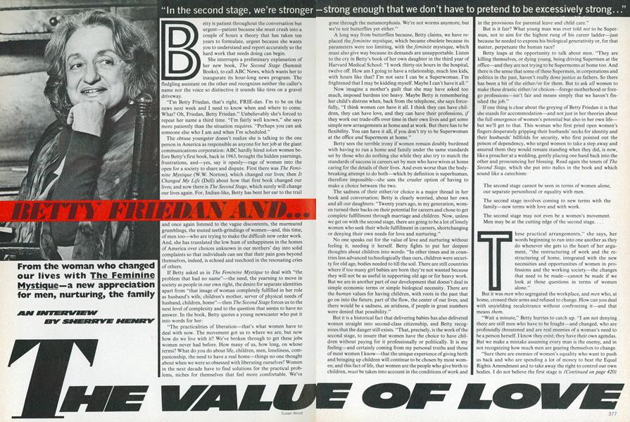 Betty Friedan and...the Value of Love