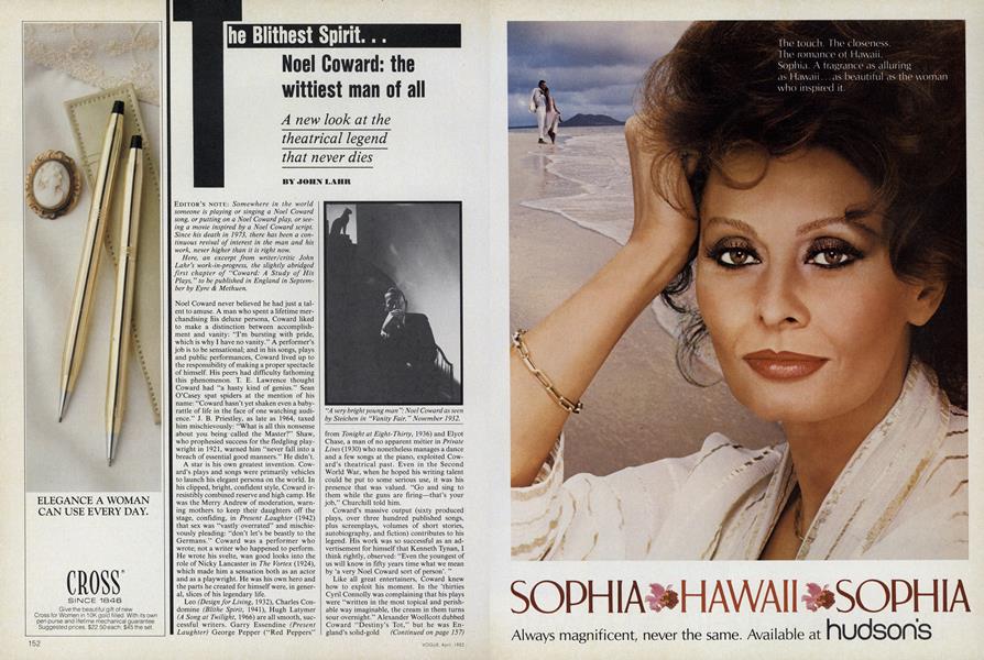 The Blithest Spirit: Noel Coward