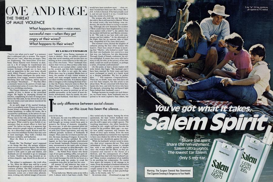 Love and Rage: The Threat of Male Violence