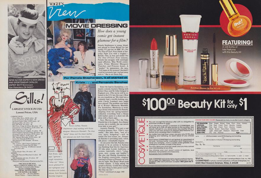 Movie Dressing Vogue JANUARY 1983
