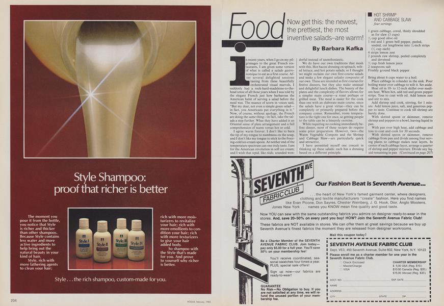 Now Get This: The Newest, The Prettiest, The Most Inventive Salads—Are Warm!