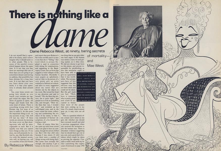 There IS Nothing Like A Dame: Dame Rebecca West