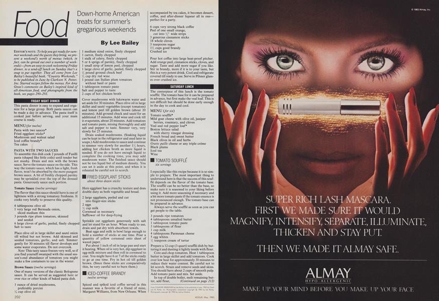 Down-home American Treats for Summer's Gregarious Weekends