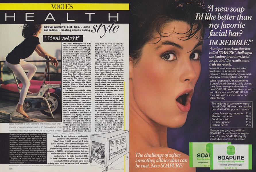 Active Woman's Diet Tips/Acne and Iodine...