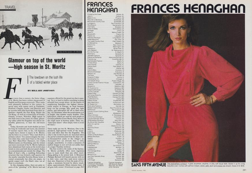 Glamour on Top of the World—High Season in St. Moritz