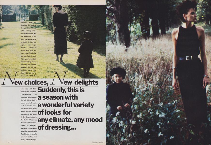 New Choices, New Delights