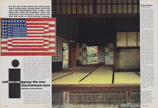 Culture-swapping: The New International Style