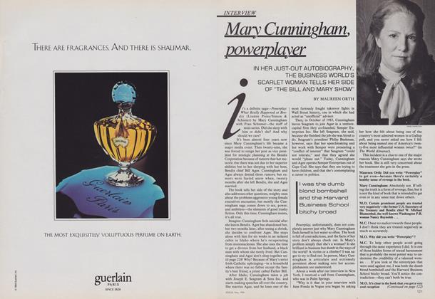 Mary Cunningham, Powerplayer