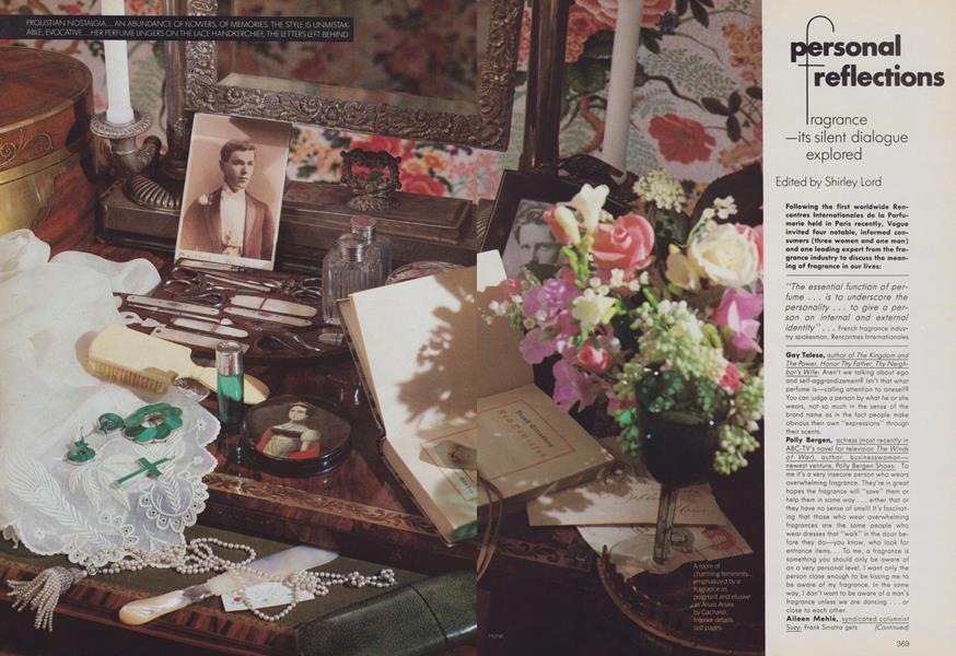 Personal Reflections: Fragrance—Its Silent Dialogue Explored