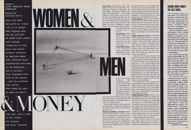 Vogue's Ninth American Woman Symposium: Women & Men & Money