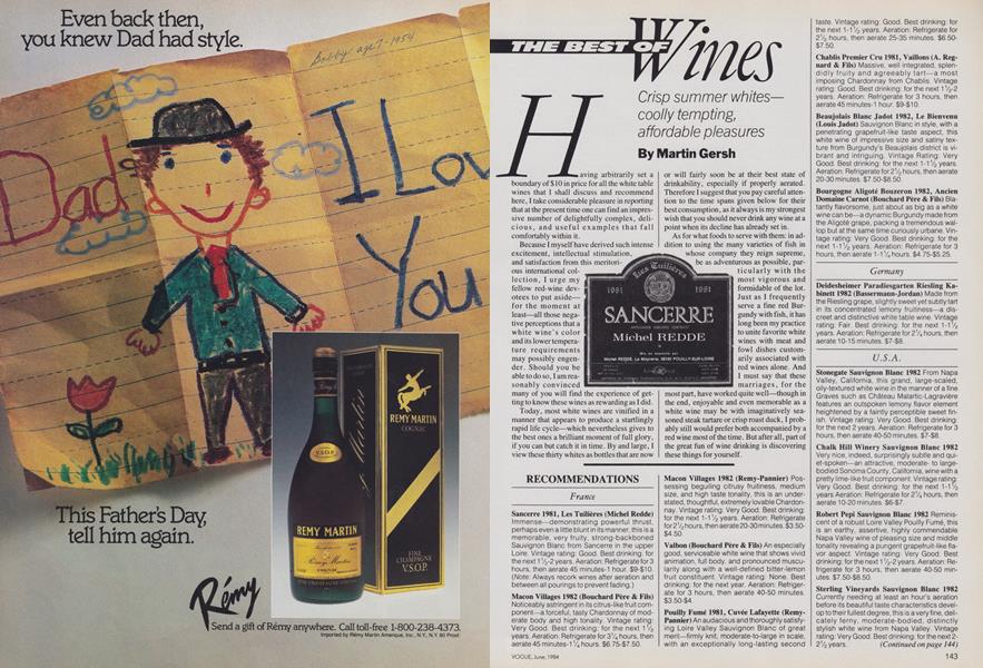 Crisp Summer Whites—Coolly Tempting, Affordable Pleasures