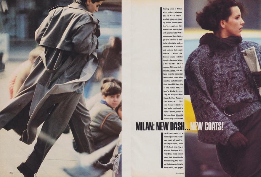 Milan: New Dash...New Coats!