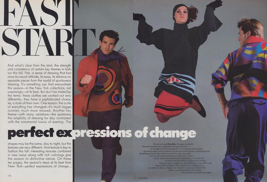 Fast Start: Perfect Expressions of Change