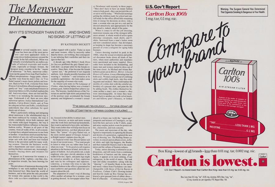 The Menswear Phenomenon